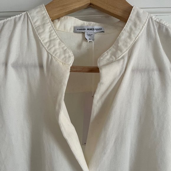 James Perse Long Sleeve Button Front Tunic - 1 - Picture 4 of 16